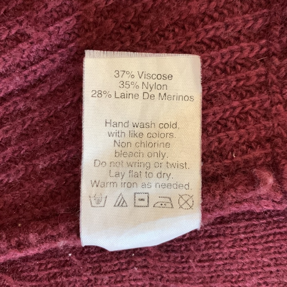 Burgundy JCREW Sweater - Picture 4 of 4